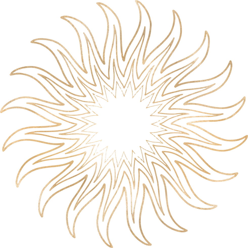Celestial gold mandala